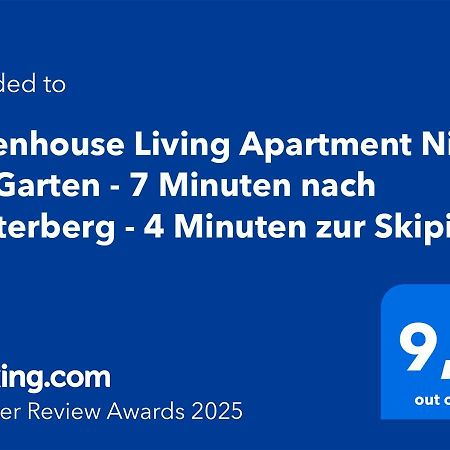Greenhouse Living Apartment Nivis Mit Garten - 4 Minuten Nach Winterberg - Wandern, Mountainbike Fahren - Natur Geniessen Medebach Eksteriør bilde