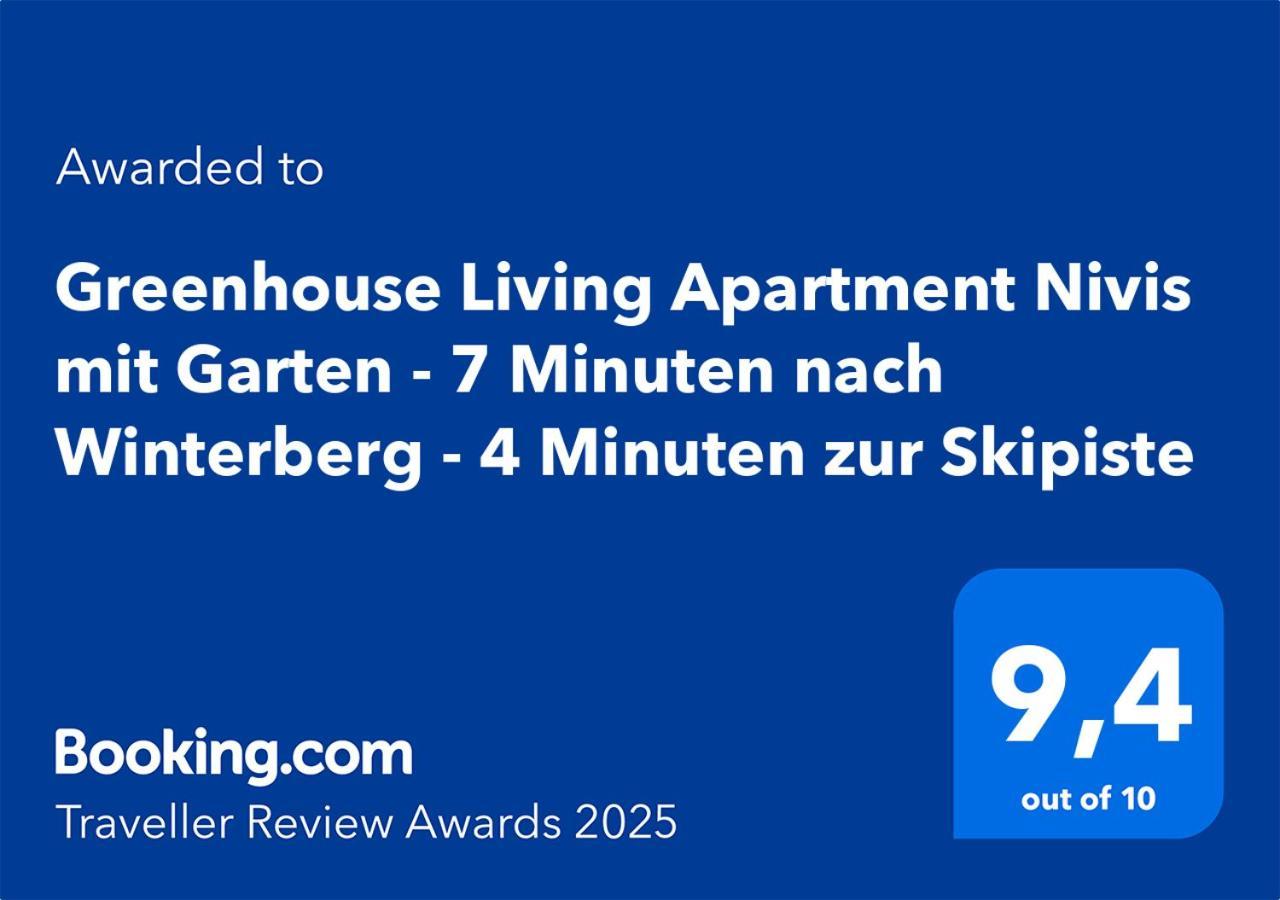 Greenhouse Living Apartment Nivis Mit Garten - 4 Minuten Nach Winterberg - Wandern, Mountainbike Fahren - Natur Geniessen Medebach Eksteriør bilde